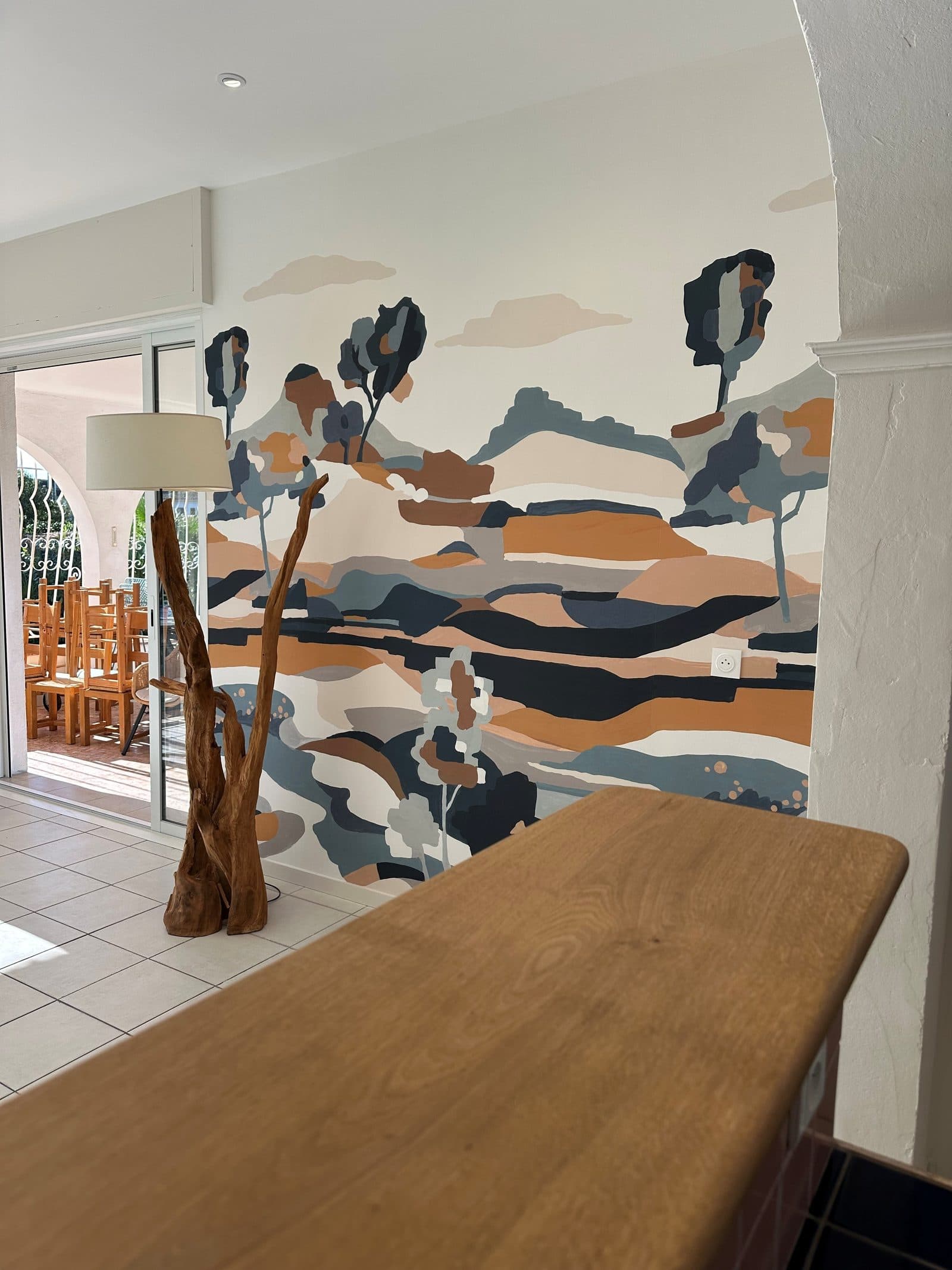 Villa Bord de Mer — Fresque paysage